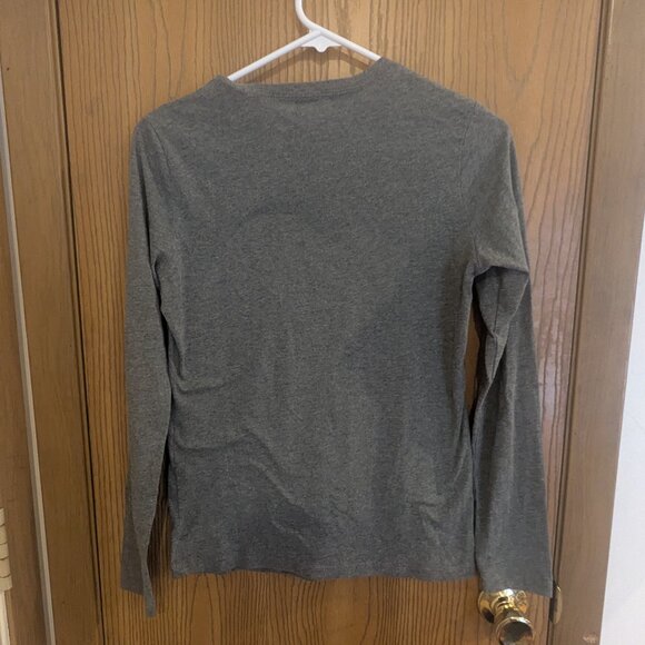 Hamilton and Adams Long Sleeve Graphic T Heather Gray-Upstate Top Women's Size M - Picture 4 of 4